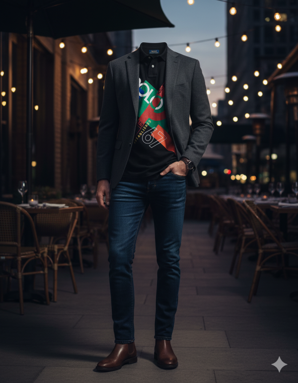 Polo Ralph Lauren Graphic Black Polo - Image 5