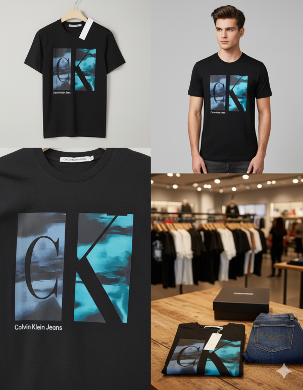 Calvin Klein Jeans Graphic Logo T-Shirt - Image 4