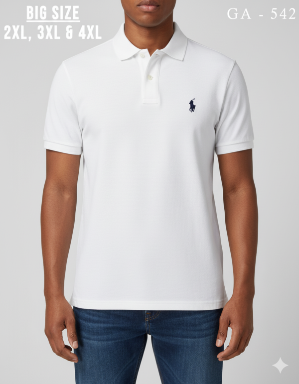 Classic White Ralph Lauren Polo - Big Size