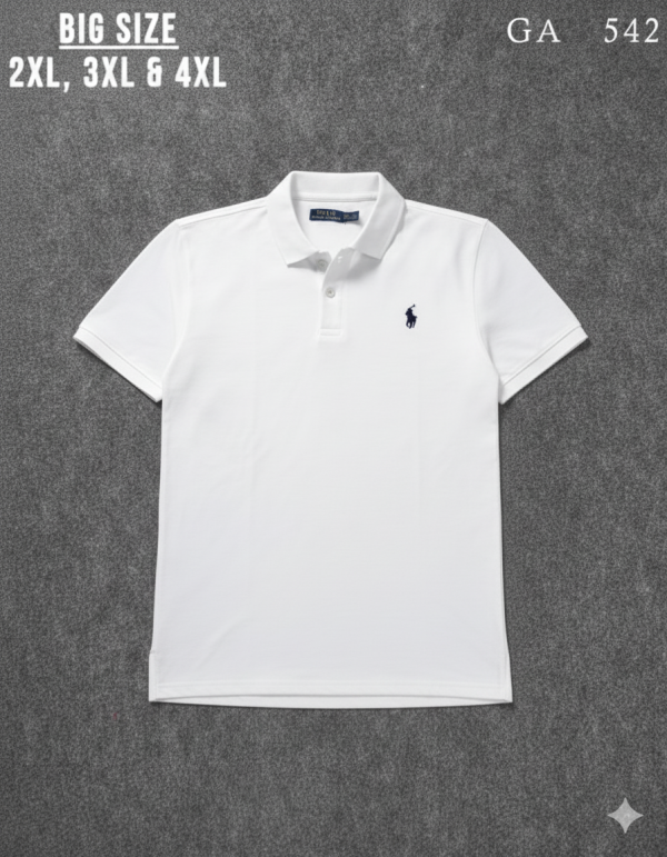 Classic White Ralph Lauren Polo - Big Size - Image 2